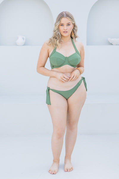 Olive Underwire Halter Lilly & Lime
