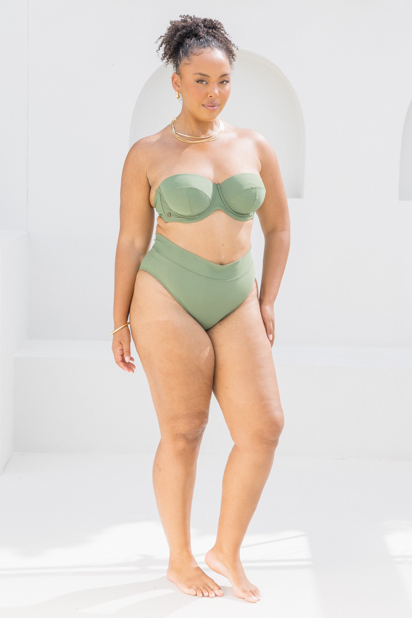 Olive Full Brief Lilly & Lime