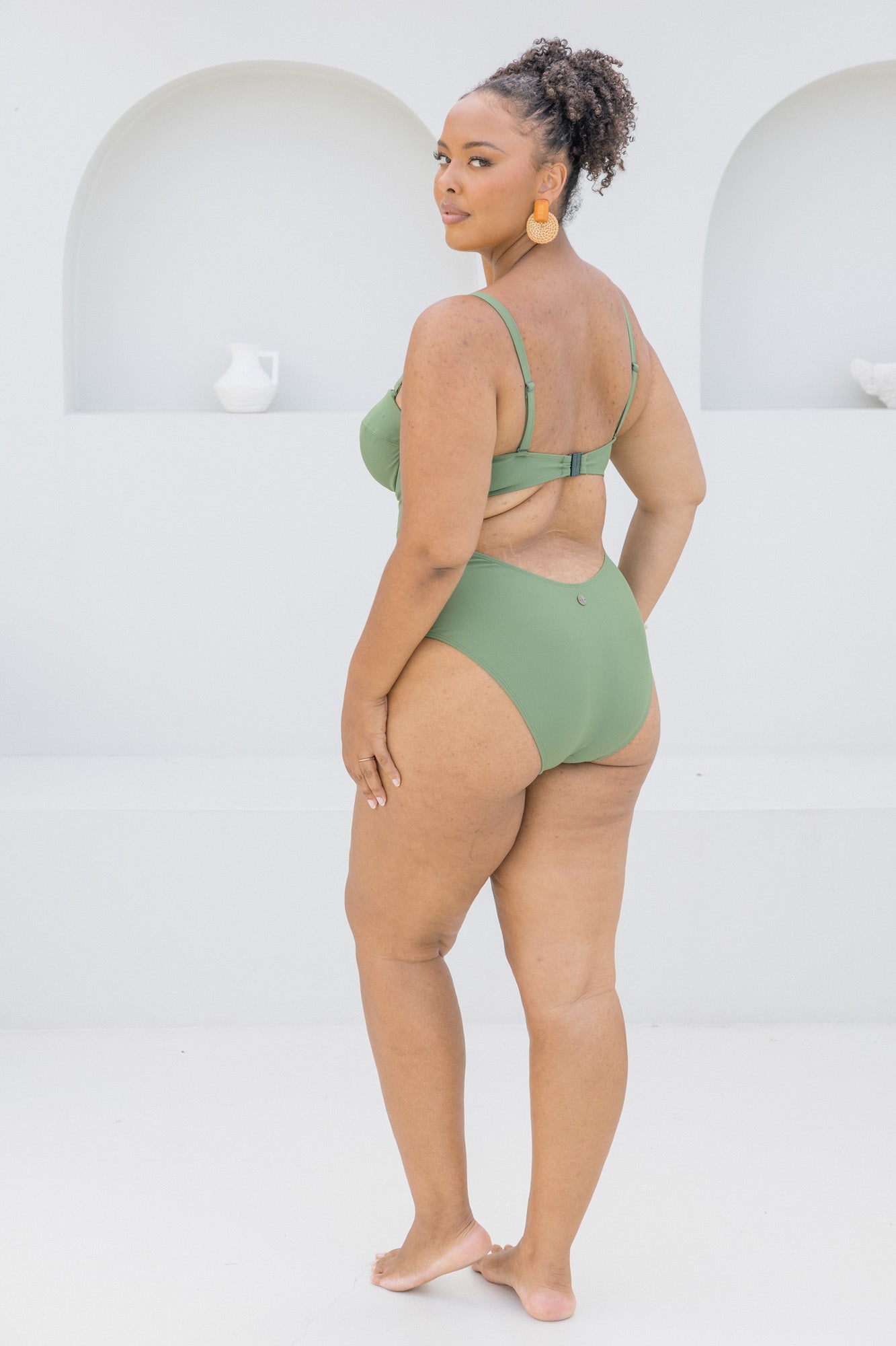 Olive Balconette One Piece Lilly & Lime